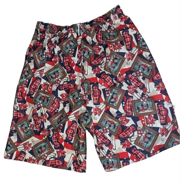 Pendleton vintage golf‎ print knockabout shorts size 10 - Picture 1 of 5